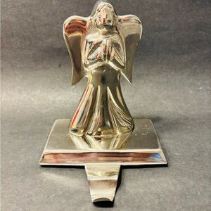 Shimmering Silver Angel Sculpture